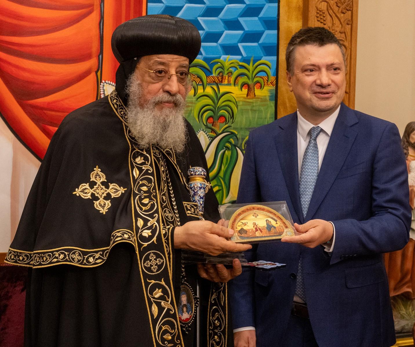Ionuț Vulpescu, întâlniri cu patriarhii din Cairo și un apel pentru protejarea minorităților creștine