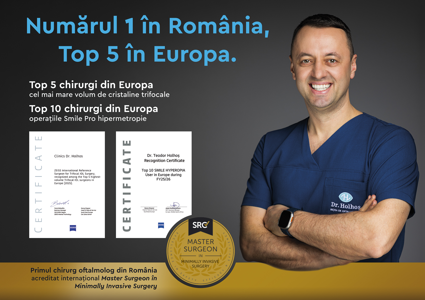Medicul român Teodor Holhoș, printre primii chirurgi oftalmologi din Europa